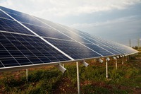 Eine Photovoltaikanlage.