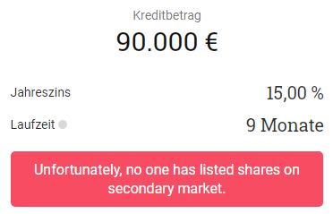 ReInvest24 - Meldung: Keine Objekte verfügbar